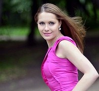 Ukrainische Frau in Kiew